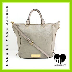 MARC BY MARC JACOBS Washed Up Leather Tote Crossbody Bag